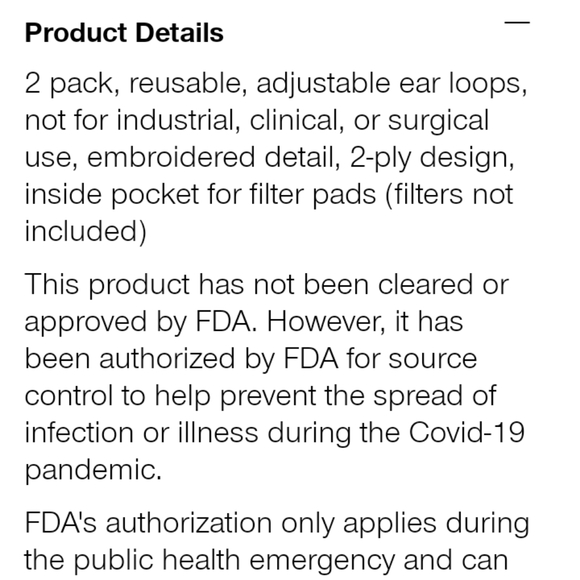 Rae Dunn ๐ท his & hers facemasks - Picture 3 of 4